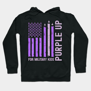 Purple Up For Military Kids Military Child Month Hoodie